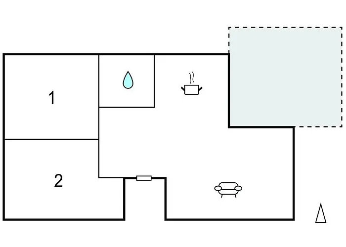 2 Bedroom Lovely In Drazice Casa de Férias